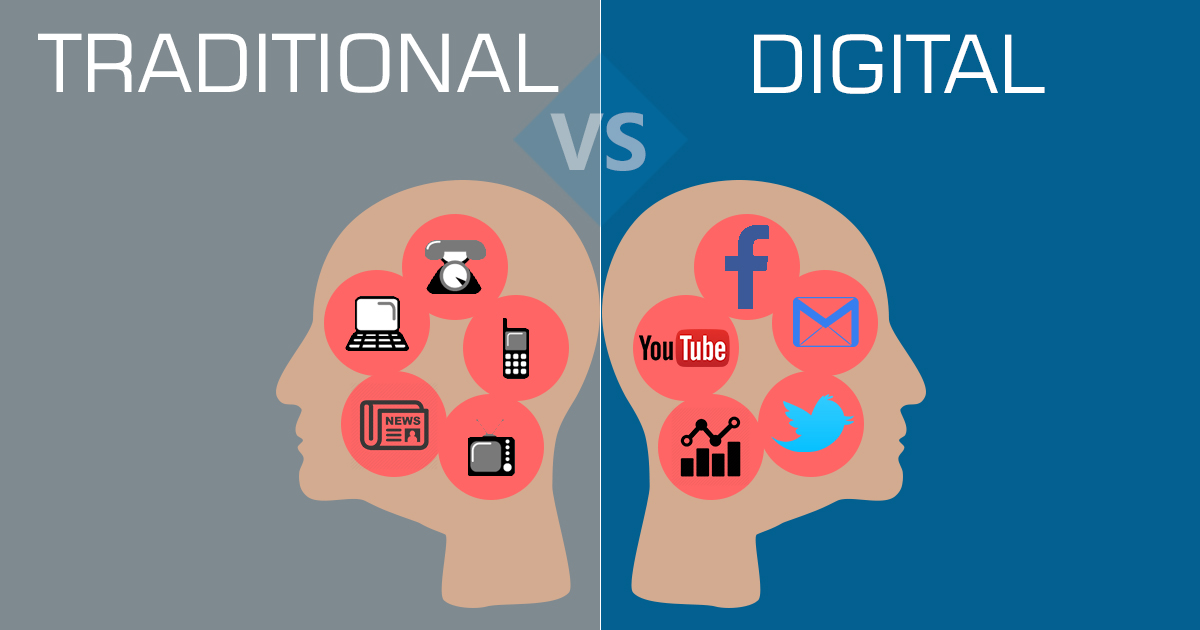 Read more about the article Exploring the Differences Between Traditional and Digital Marketing