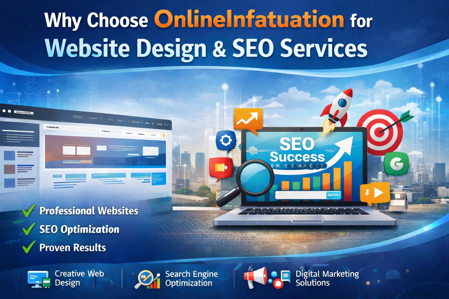 Read more about the article Why Choose OnlineInfatuation for Website Design & SEO